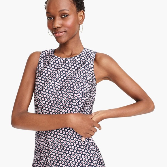 J. Crew A-line Dress in Festive Piper Foulard - Picture 6 of 12